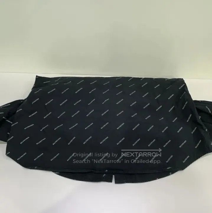 Balenciaga Balenciaga Black Logo Print Casual Long Sleeve Shirt. Size US M / EU 48-50 / 2 - 9 Thumbnail