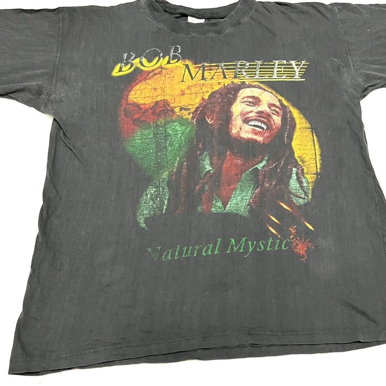 Bob Marley Vintage T-shirt Bob Marley Natural Mystic 90s Size US XL / EU 56 / 4 - 6 Thumbnail