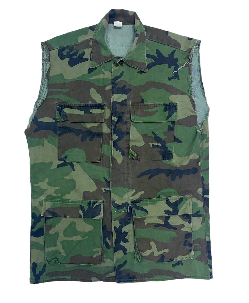 Vintage VINTAGE USA ARMY Sleeveless (Z12) Size US M / EU 48-50 / 2 - 1 Thumbnail