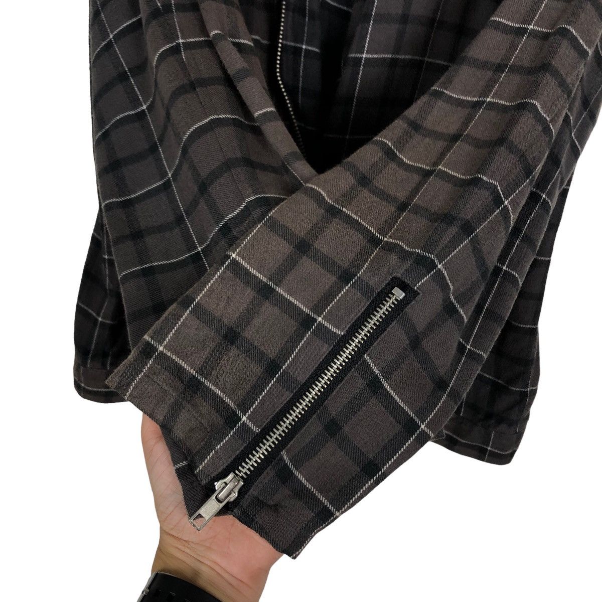 Hysteric Glamour 🔥Double Breast Biker Jacket Tartan Design Japan Made Sadri Size US L / EU 52-54 / 3 - 11 Thumbnail