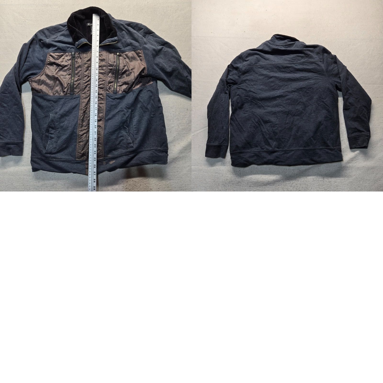 Vintage INC Blue Full Zip Coat Jacket Womens 2XL XXL Adult Size 2XL Blue Jacket Womens 2XL STD? Size XXL / US 16-18 / IT 52-54 - 8 Thumbnail