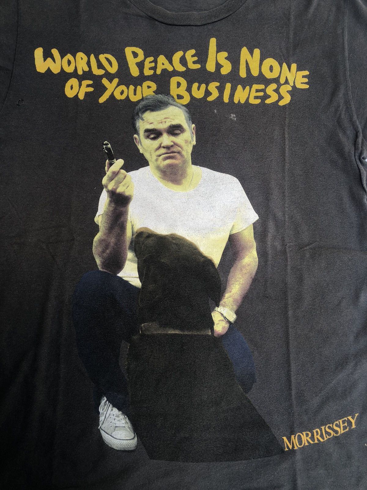 Band Tees 00s Morrissey Perfect Fading World Peace Is None Of Your Size US M / EU 48-50 / 2 - 5 Thumbnail
