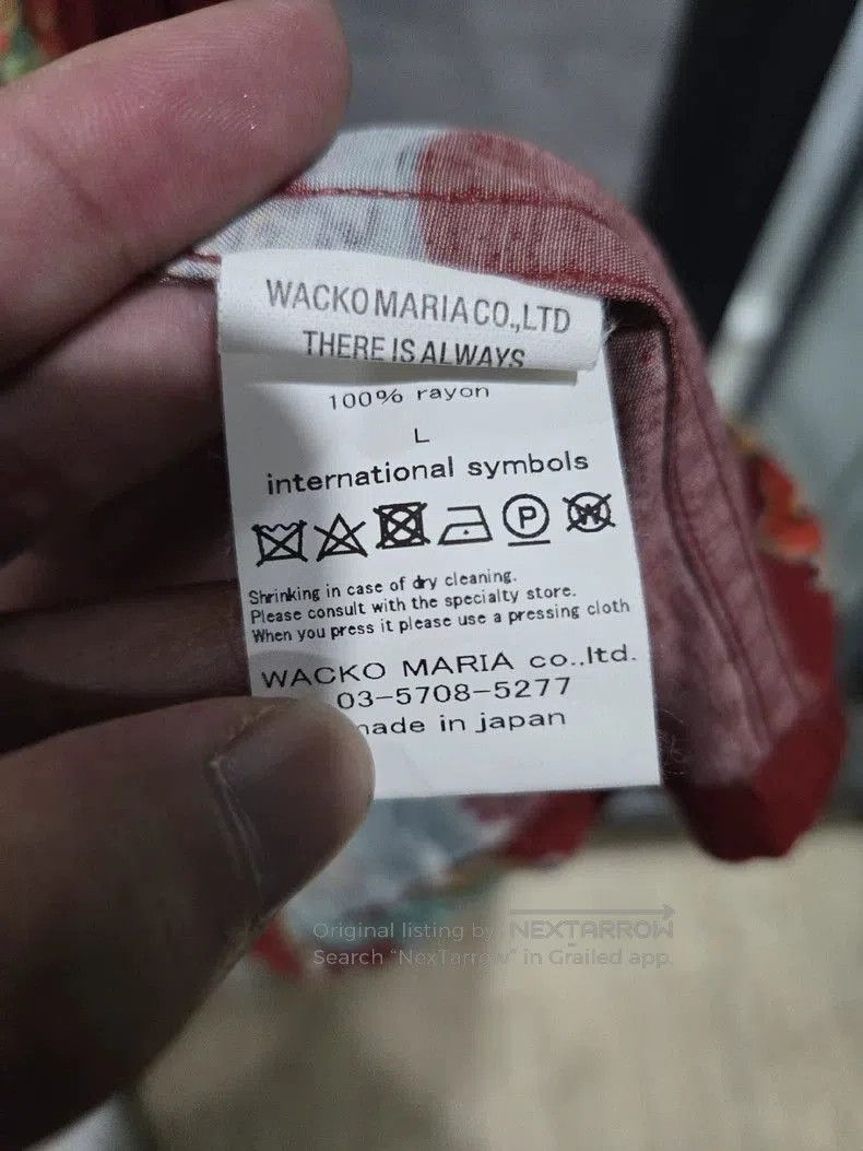 Wacko Maria Wacko Maria Silk Graphic Button-Up Shirt Size US L / EU 52-54 / 3 - 5 Thumbnail