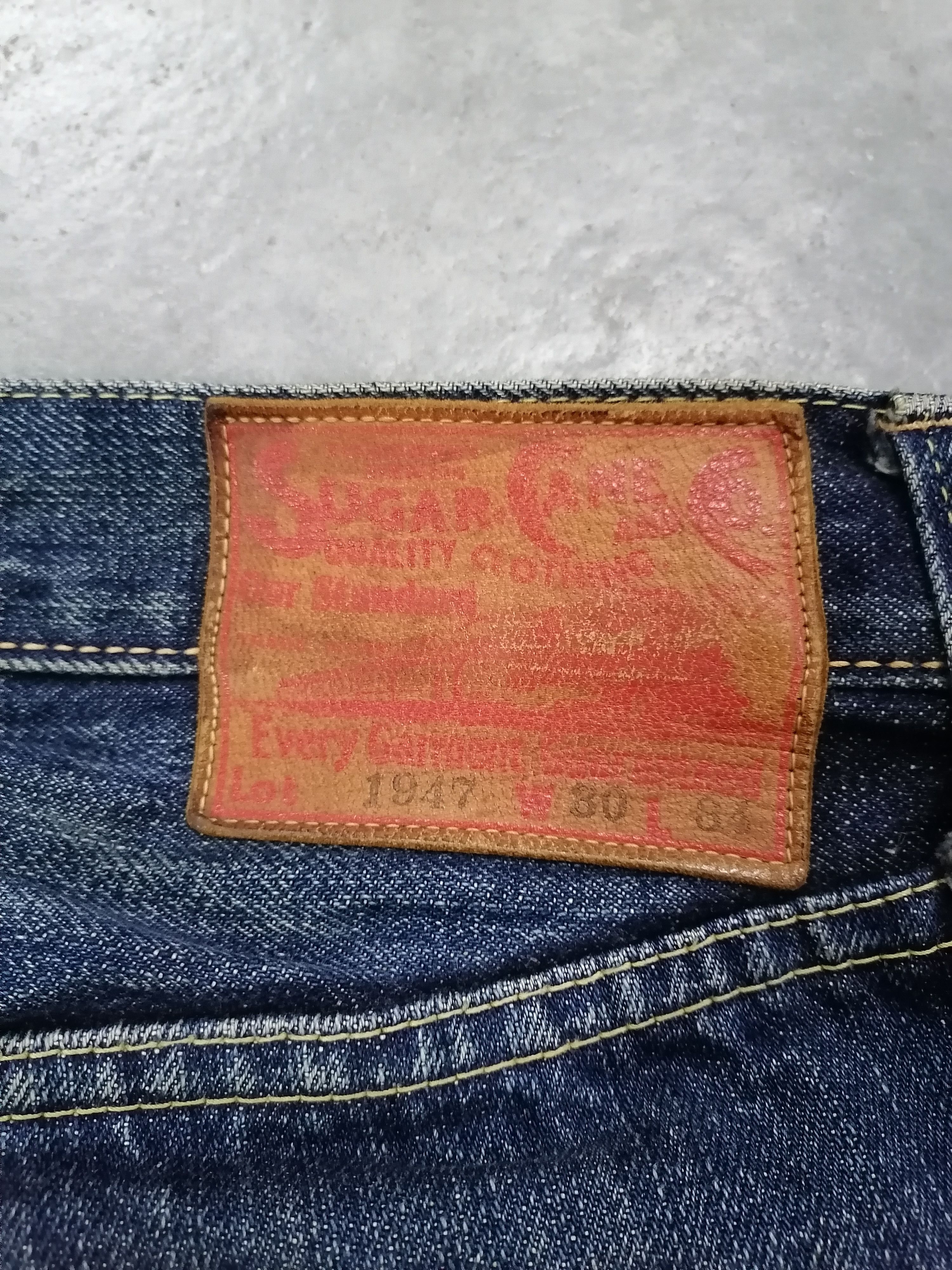 Japanese Brand × Sugar Cane Sugar Cane Lot 1947 Selvedge Distressed Denim Short Pants Size US 30 / EU 46 - 9 Thumbnail