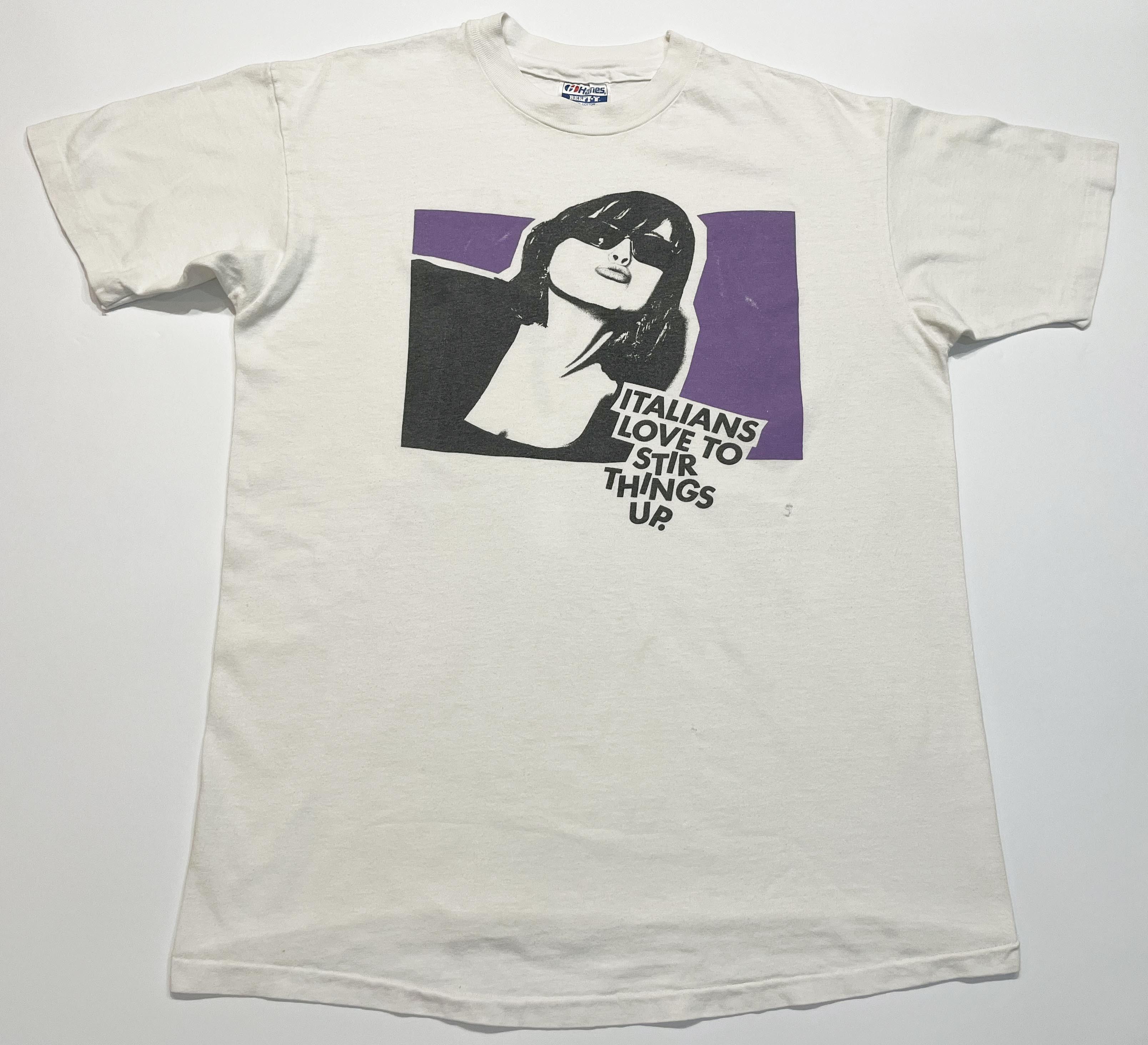 Hanes Vintage Galliano Hot Shot Italians T-Shirt Size US L / EU 52-54 / 3 - 1 Thumbnail