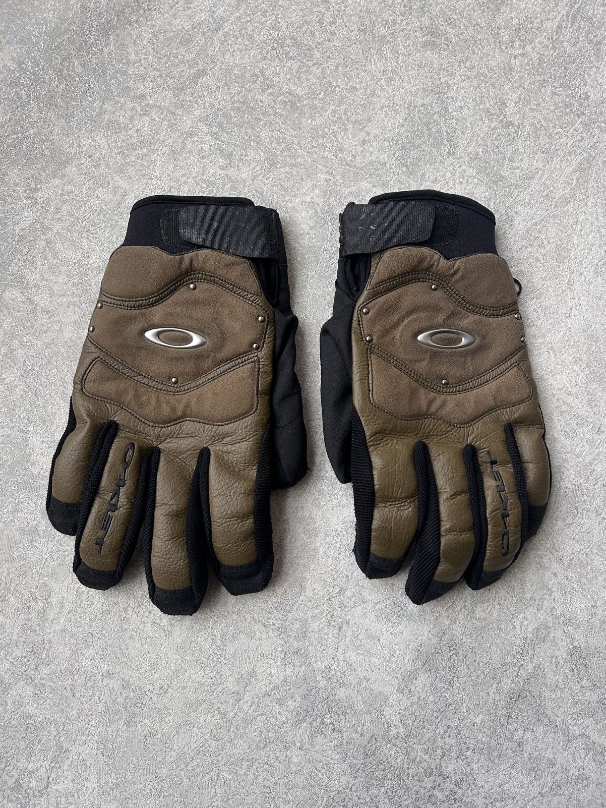 Vintage Vintage Oakley Factory Pilot Tactical Leather Gloves Size ONE SIZE - 2 Thumbnail