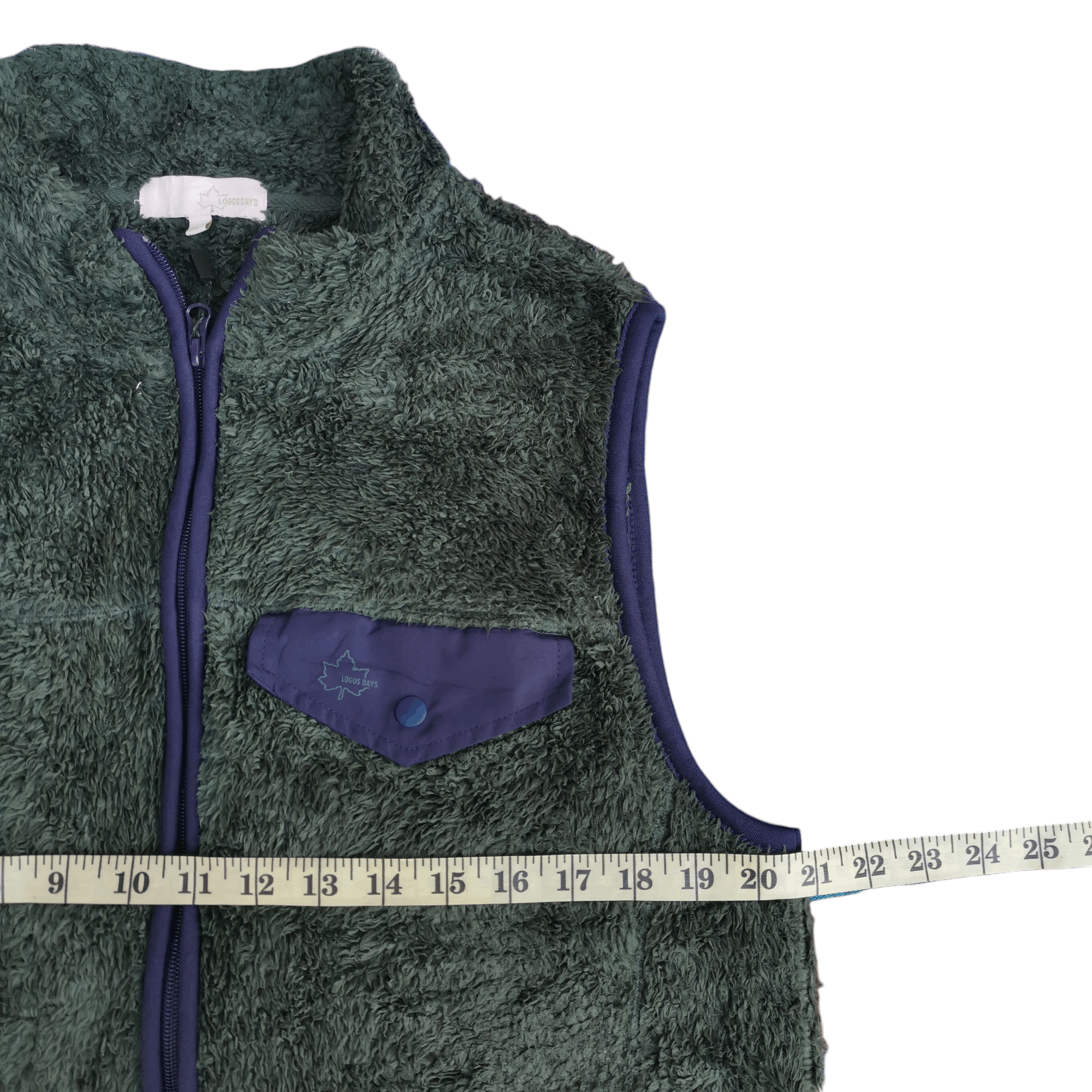 Japanese Brand × Vintage Logosday Vest Wool Size US L / EU 52-54 / 3 - 4 Thumbnail