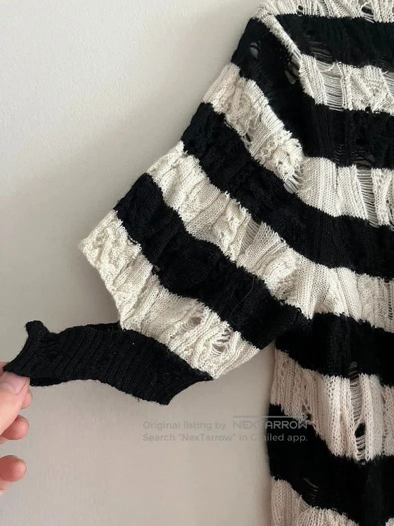Comme des Garcons Comme des Garçons Striped Knit Short Sleeve - dmc. Size US S / EU 44-46 / 1 - 4 Thumbnail