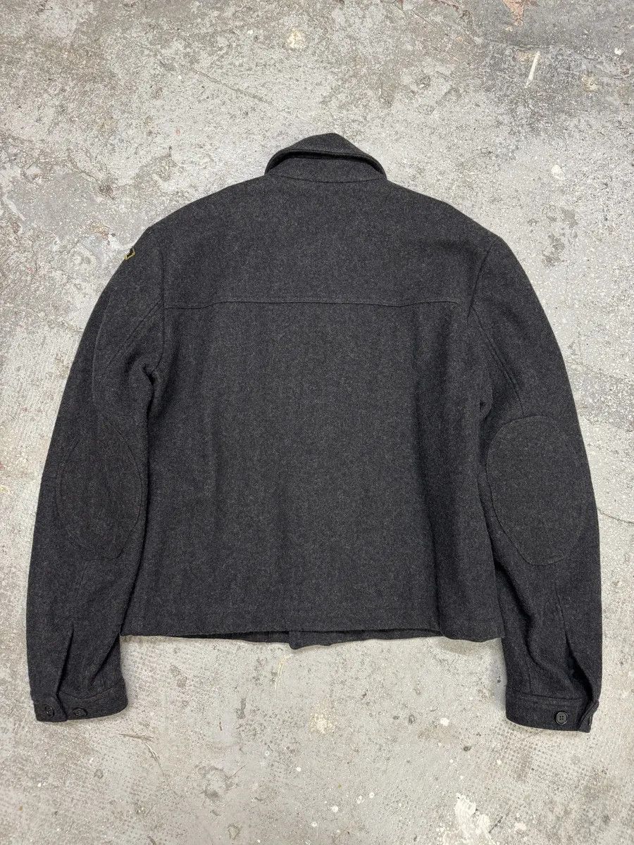 Moschino 2000s Moschino Grey Wool Bomber Jacket Size US L / EU 52-54 / 3 - 2 Thumbnail