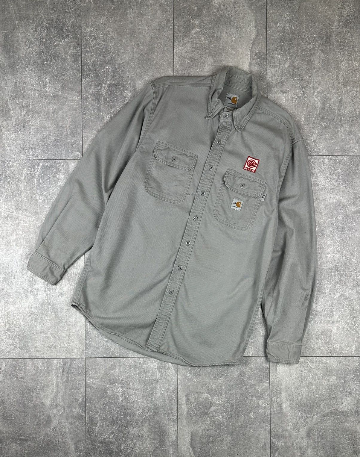 Carhartt Wip Carhartt FR Resistant Double Pockets Shirt Button Up Size US M / EU 48-50 / 2 - 1 Thumbnail