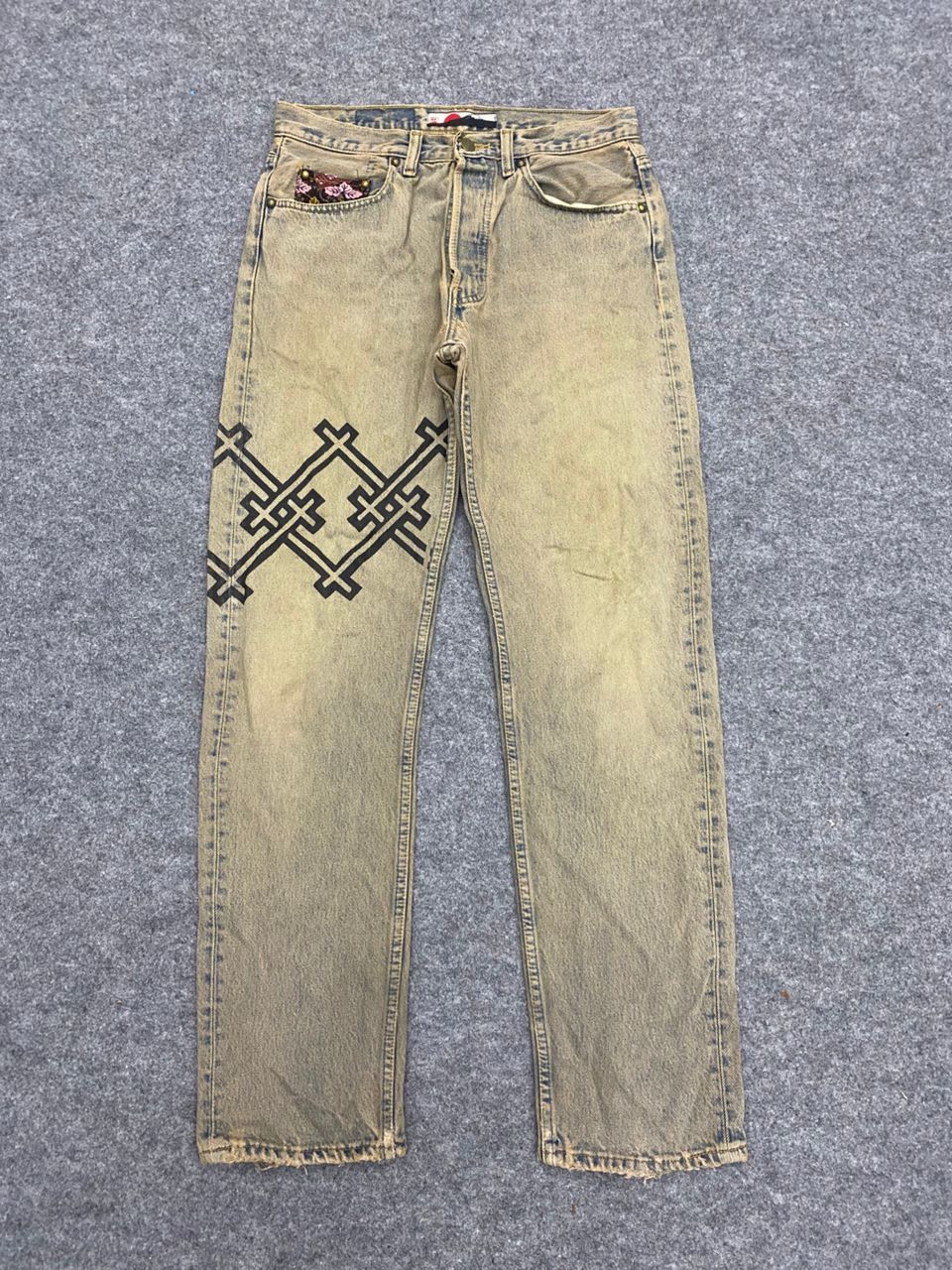 Hysteric Glamour 💥Best Offer💥Vintage Japanese Brand Distressed Denim Size US 32 / EU 48 - 1 Thumbnail