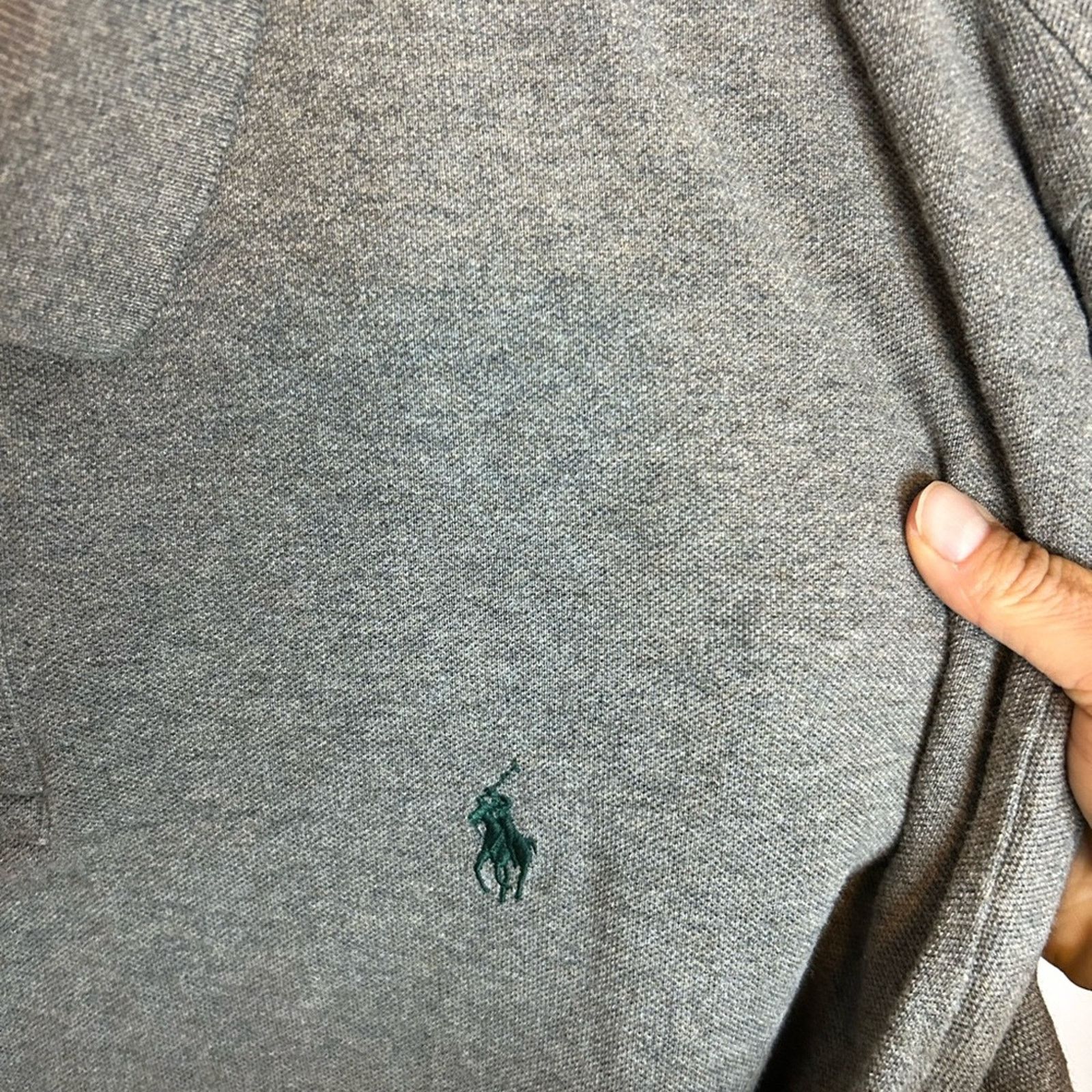 Polo Ralph Lauren Polo Ralph Lauren Men's Gray Long Sleeve Polo Shirt Size US XXL / EU 58 / 5 - 6 Thumbnail
