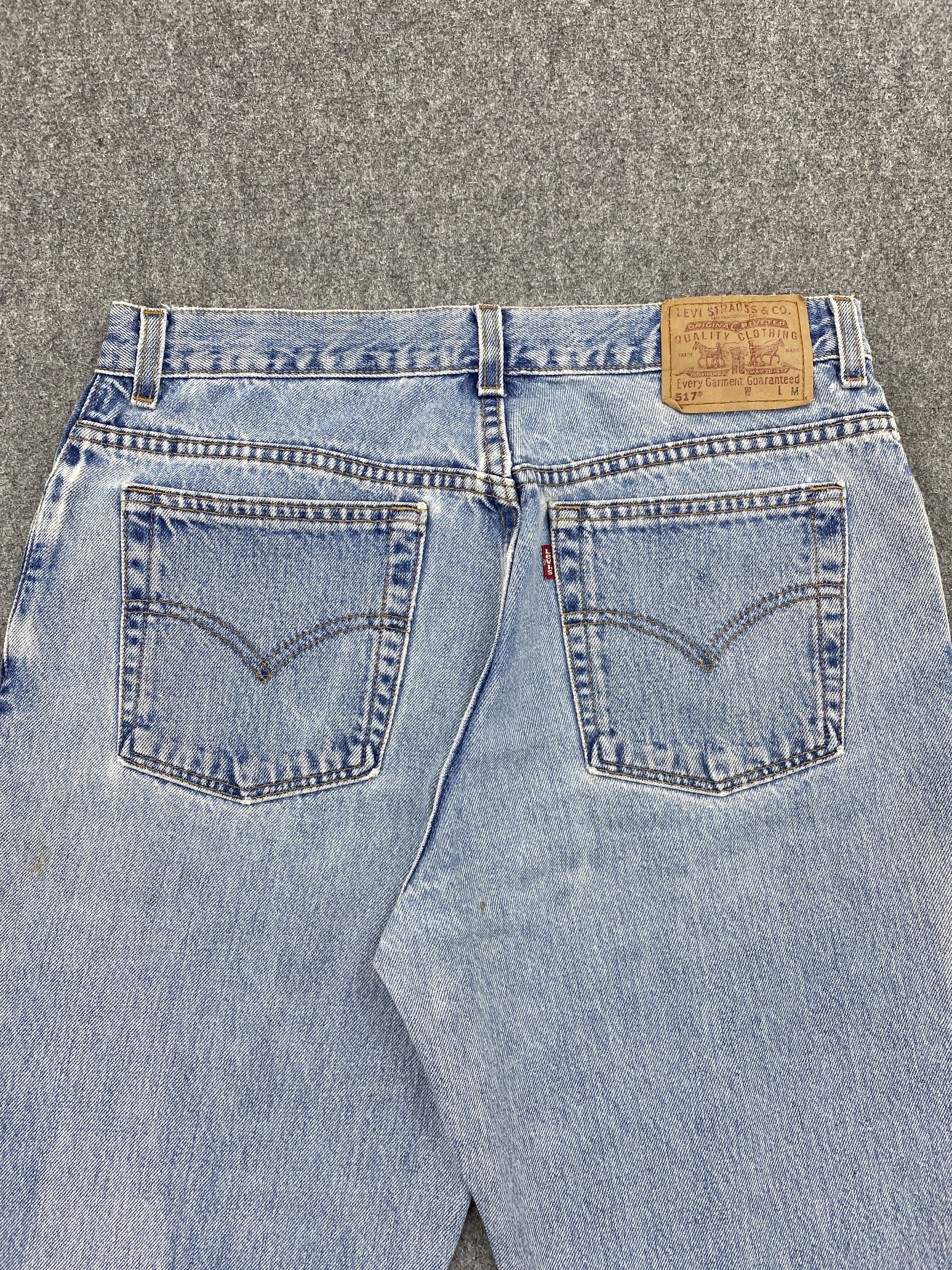 Levi's Vintage 90s Levis 517 Bootcut Relaxed Jeans DP2597 Size US 32 / EU 48 - 4 Thumbnail