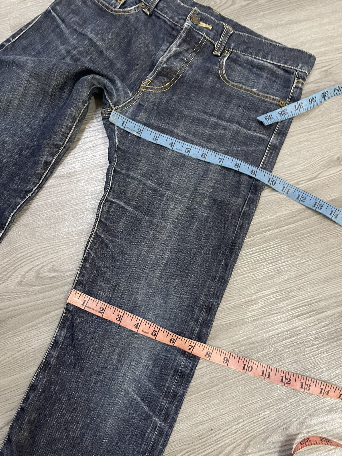 Saint Laurent Paris Saint Laurent D03 M/ST-LW indigo jeans Size US 30 / EU 46 - 18 Thumbnail