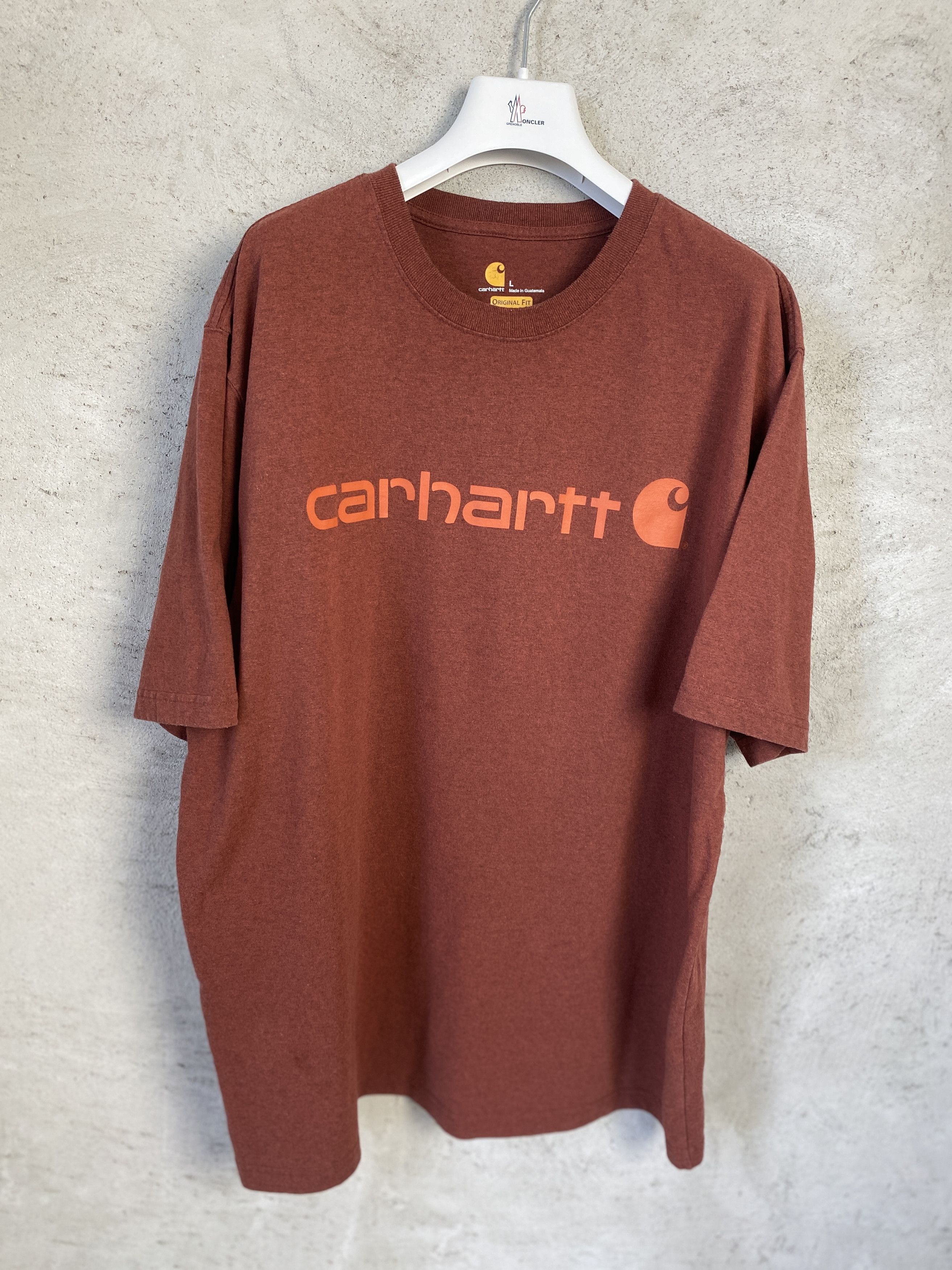 Carhartt Carhartt big logo t-shirt tee casual skate rap hip hop Size US L / EU 52-54 / 3 - 1 Thumbnail