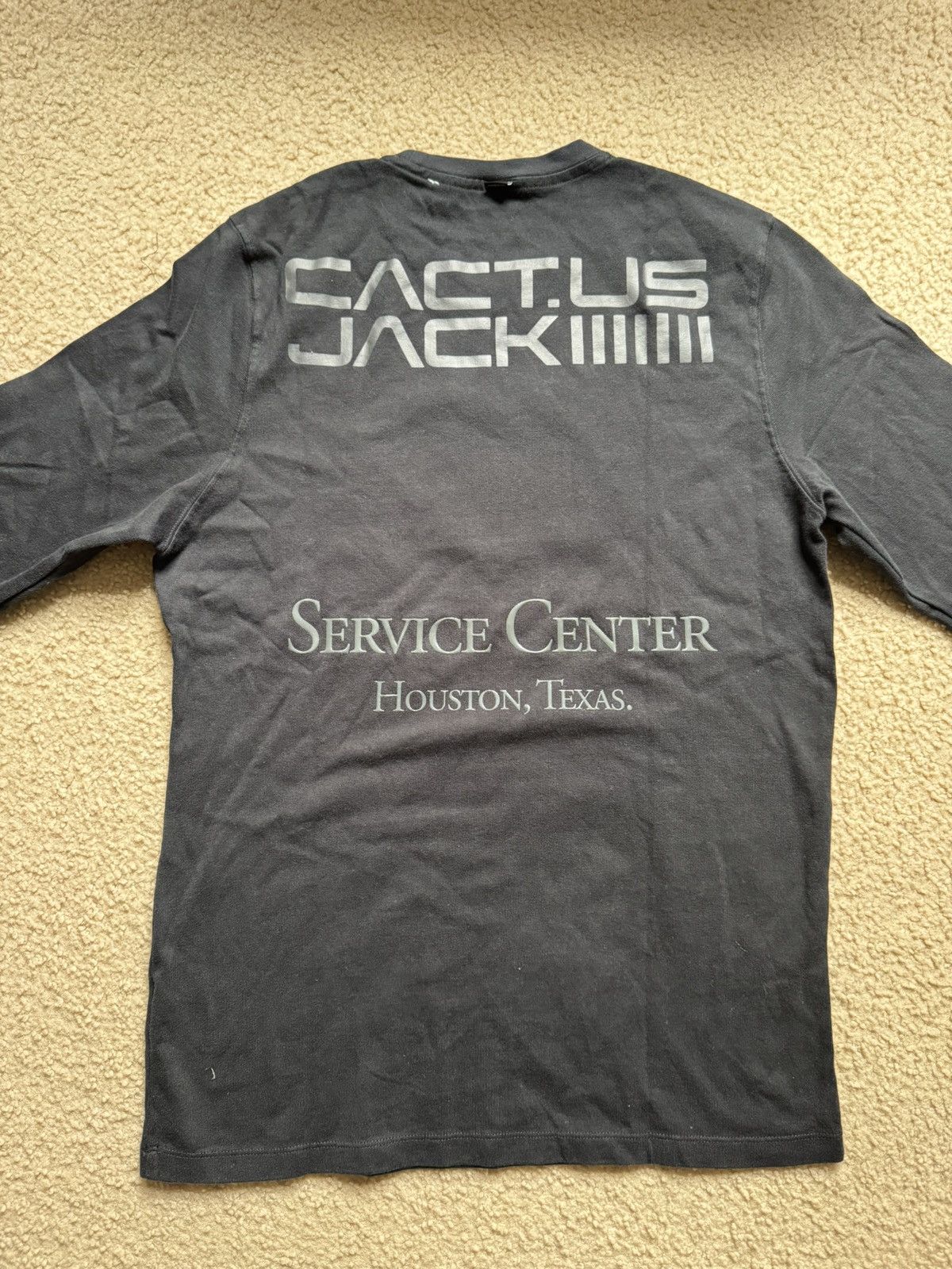 Travis Scott Nike x Travis Scott Cactus Jack Service Long Sleeve Tee Size US M / EU 48-50 / 2 - 4 Thumbnail
