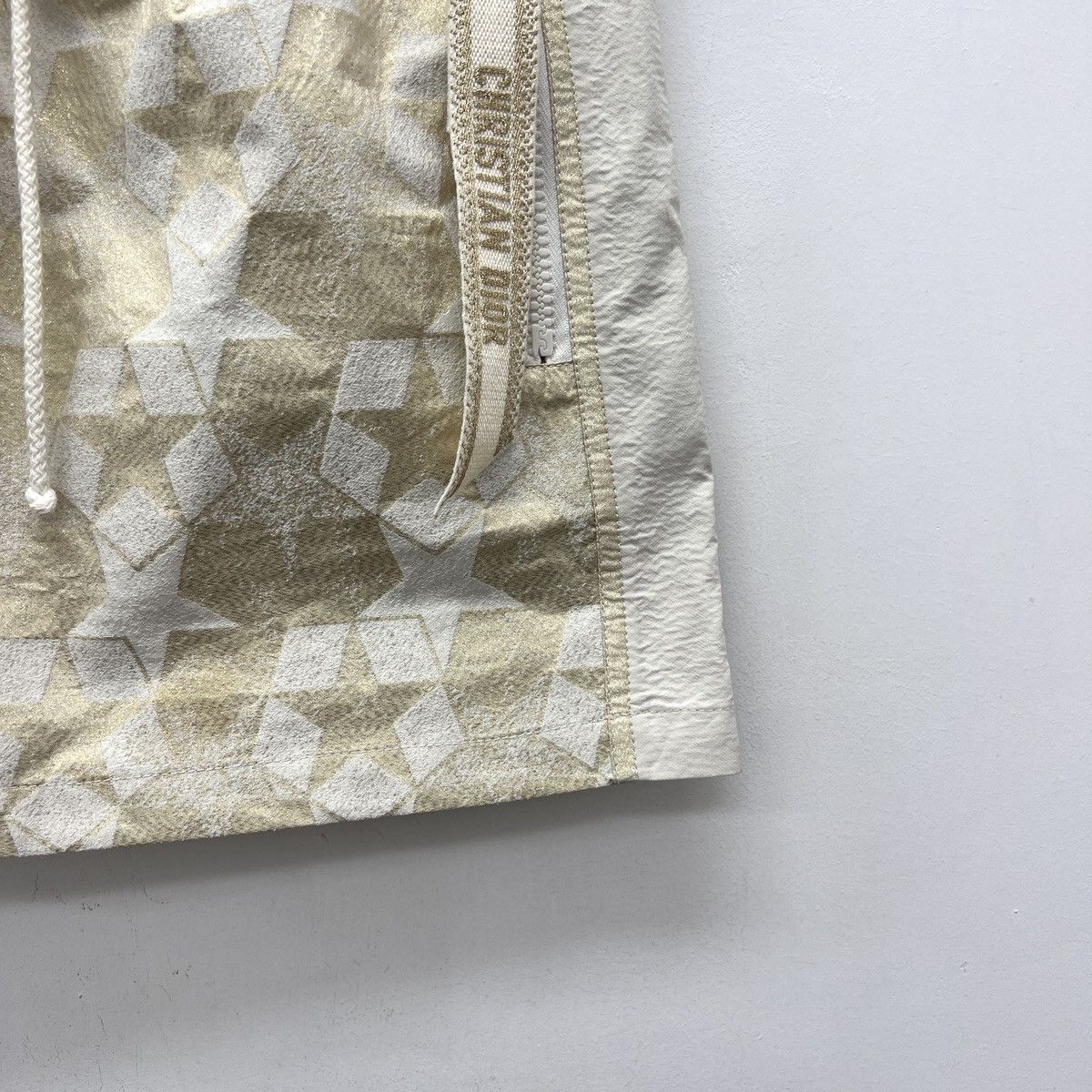 Dior Dior Gold Star Letter Printed Waist Casual Mini Skirt K26WX Size 32" / US 10 / IT 46 - 4 Thumbnail
