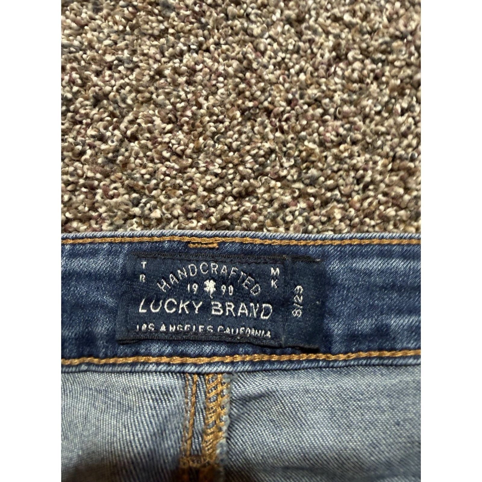 Lucky Brand Lucky Brand Lolita Skinny Jeans Women Size 8 Blue Denim Stretch 5-Pocket Inseam 31"} Size 30" / US 8 / IT 44 - 5 Thumbnail