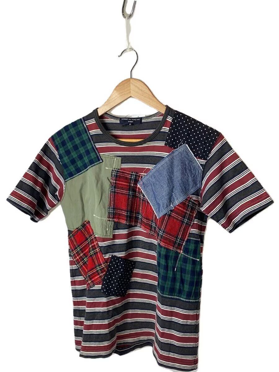 Comme des Garcons × Comme des Garcons Homme Patchwork Striped Tee Size US S / EU 44-46 / 1 - 1 Thumbnail