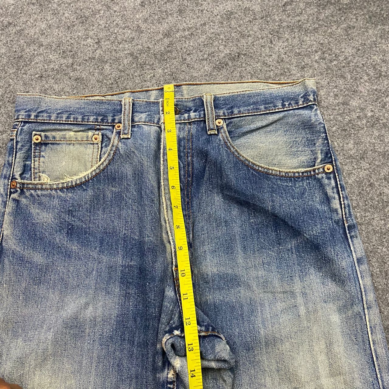 Levi's Vintage Clothing Vintage Levis 503 Distressed Denim Kurt Cobain Style Size US 31 - 5 Thumbnail