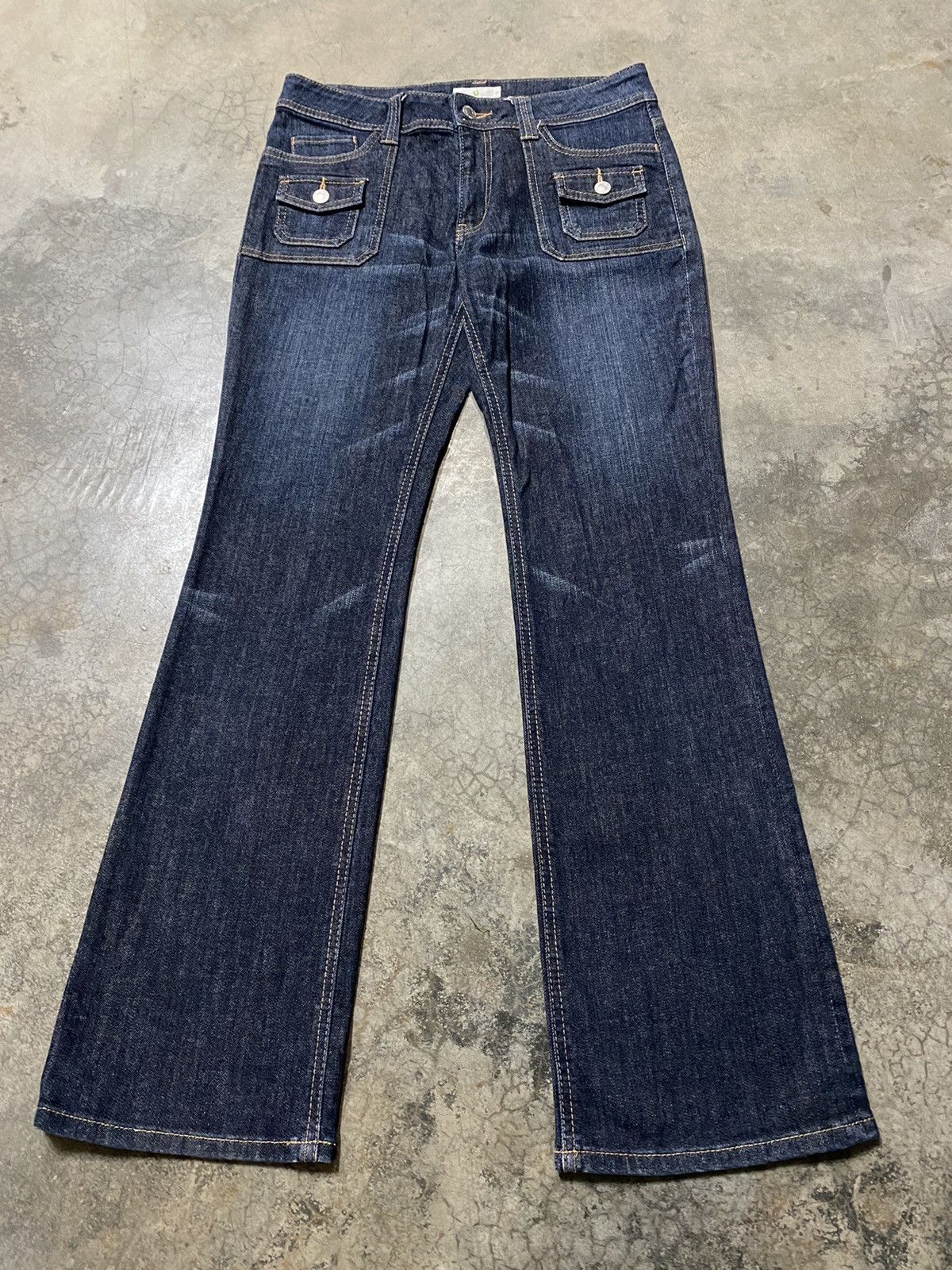 Hysteric Glamour × Japanese Brand Flare Jeans Japanese Blue Bush Boot Cut Denim Size US 31 - 1 Thumbnail