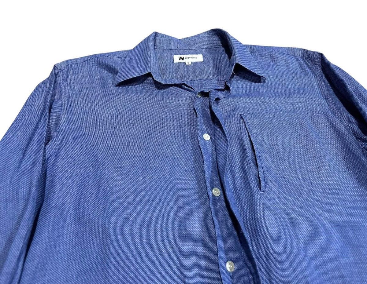 Issey Miyake × Japanese Brand × Vintage 🔥Vintage IM Issey Miyake Shirt Hidden Buttons Long Sleeve Size US L / EU 52-54 / 3 - 5 Thumbnail
