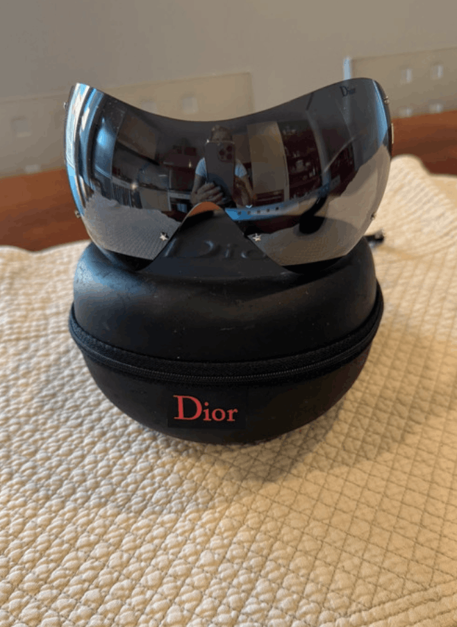 Dior DIOR Sunglasses Ski 1 Galliano 2003 Wrap Shield Mask Ski Size ONE SIZE - 5 Thumbnail
