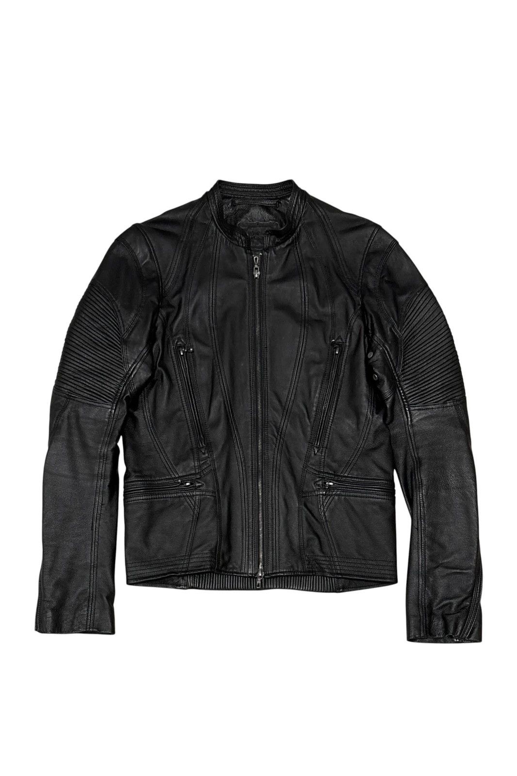 GOA Goa bono black leather jacket | Grailed