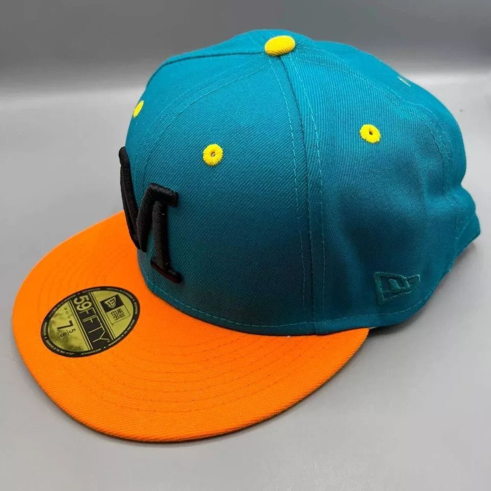New Era Milwaukee Brewers Hat Men 7 5/8 59Fifty New Era Fitted Cap Size ONE SIZE - 4 Thumbnail