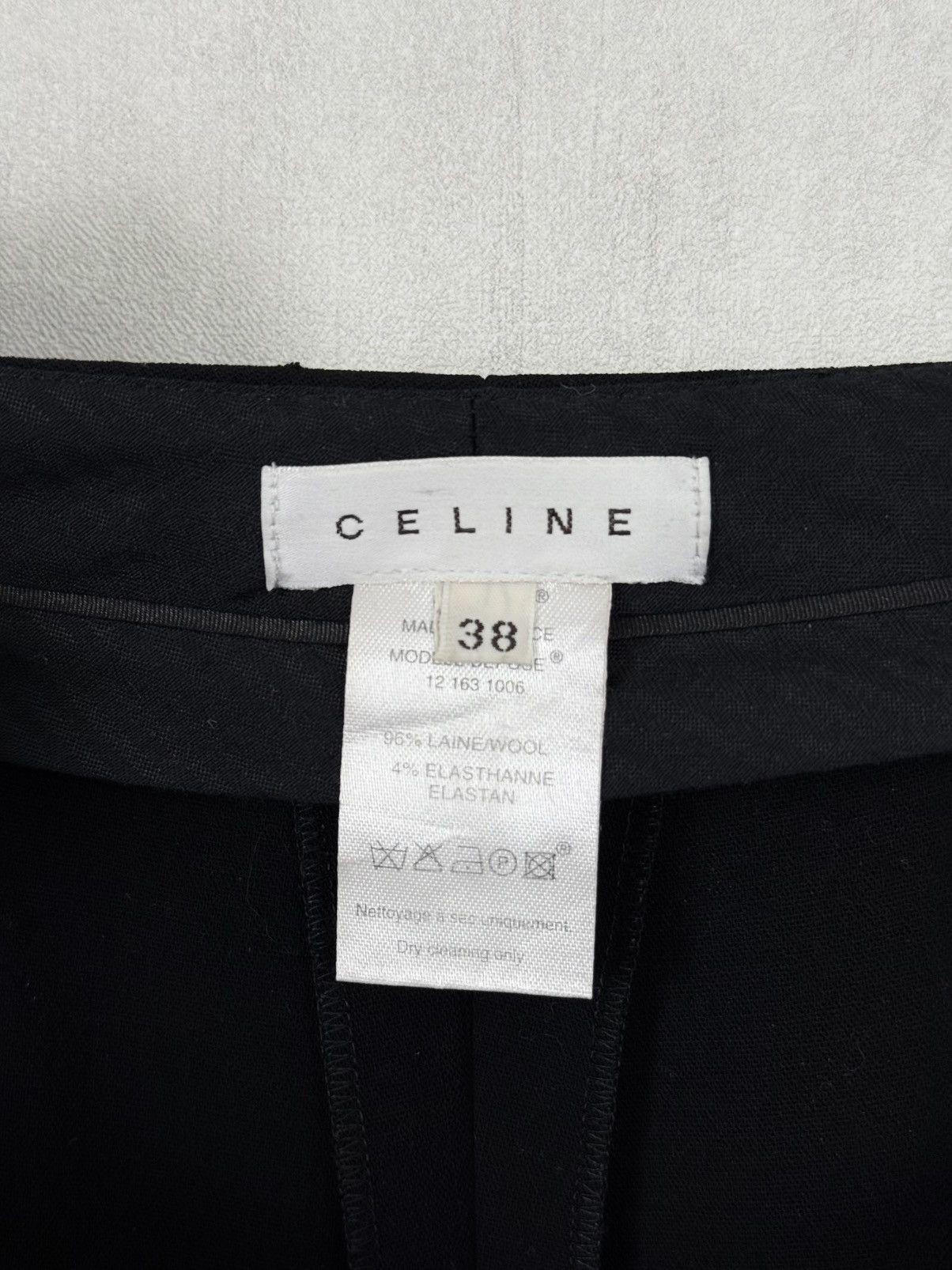 Celine Celine Wool Trousers Pants Size 27" / US 4 / IT 40 - 14 Thumbnail