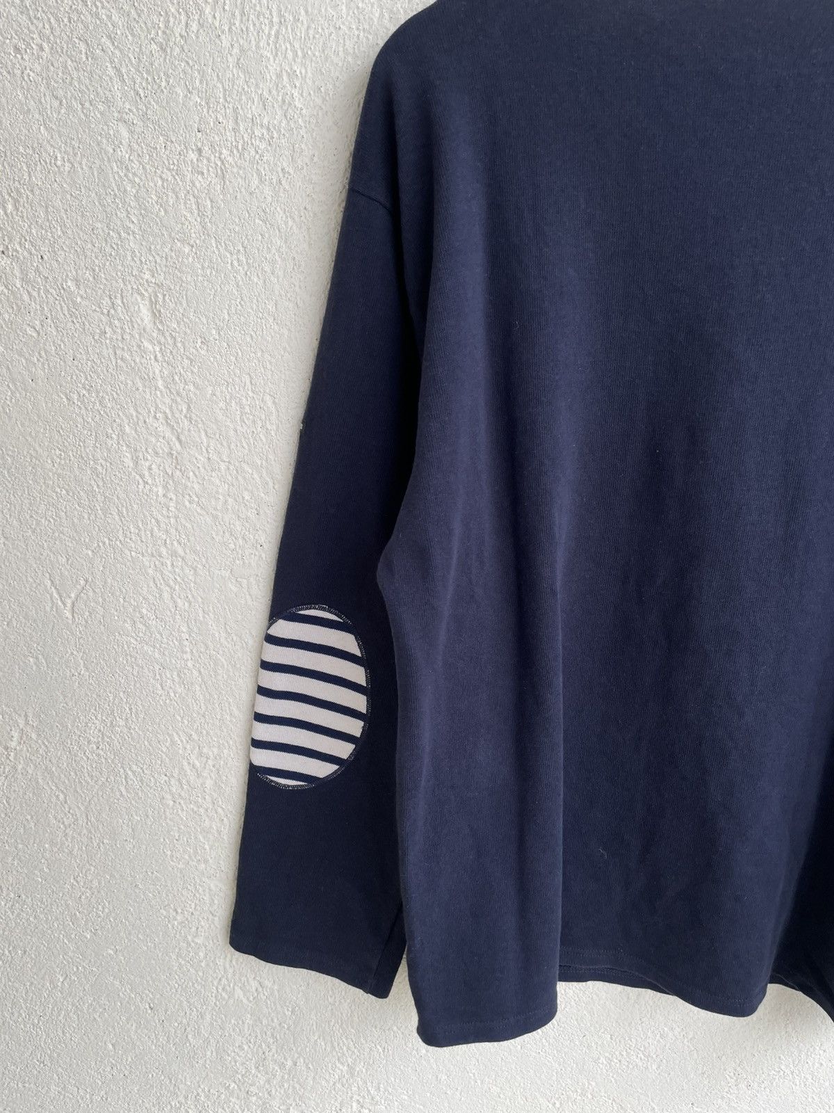 Maison Margiela Saint James Naval Breton Elbow Patch Long Sleeve Number Nine Size US XL / EU 56 / 4 - 8 Thumbnail