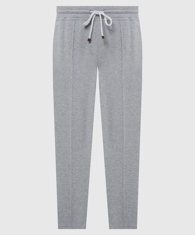 Brunello Cucinelli o1y0526 Jogger & Sweatpant in Gray Size US 36 / EU 52 - 1 Thumbnail