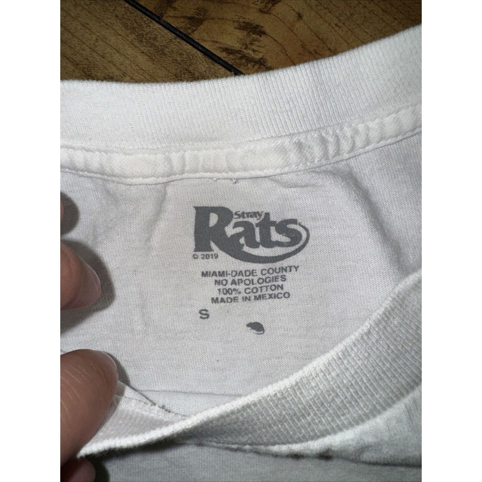 Stray Rats Stray Rats Design Company T-Shirt White Small 17x24 Size US S / EU 44-46 / 1 - 3 Thumbnail