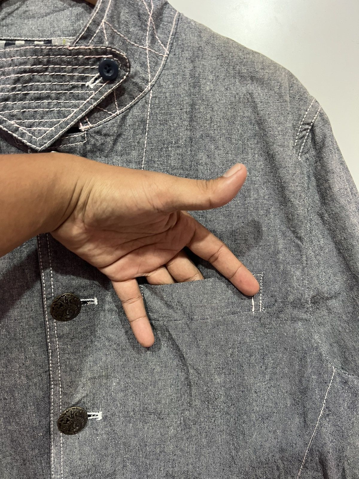 Japanese Brand 🔥 Oil Cake Japanes Amekaji style chore jacket Size M / US 6-8 / IT 42-44 - 5 Thumbnail