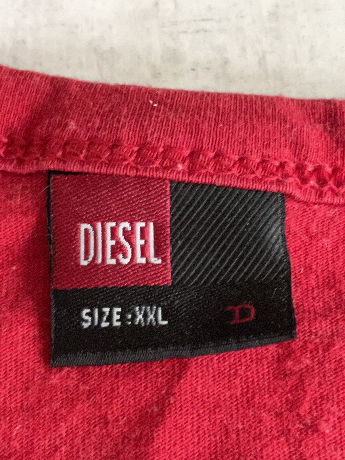Diesel × Vintage Vintage Y2K Diesel 90’s T-Shirt Active Wear Avant Garde RARE Size US XXL / EU 58 / 5 - 7 Thumbnail