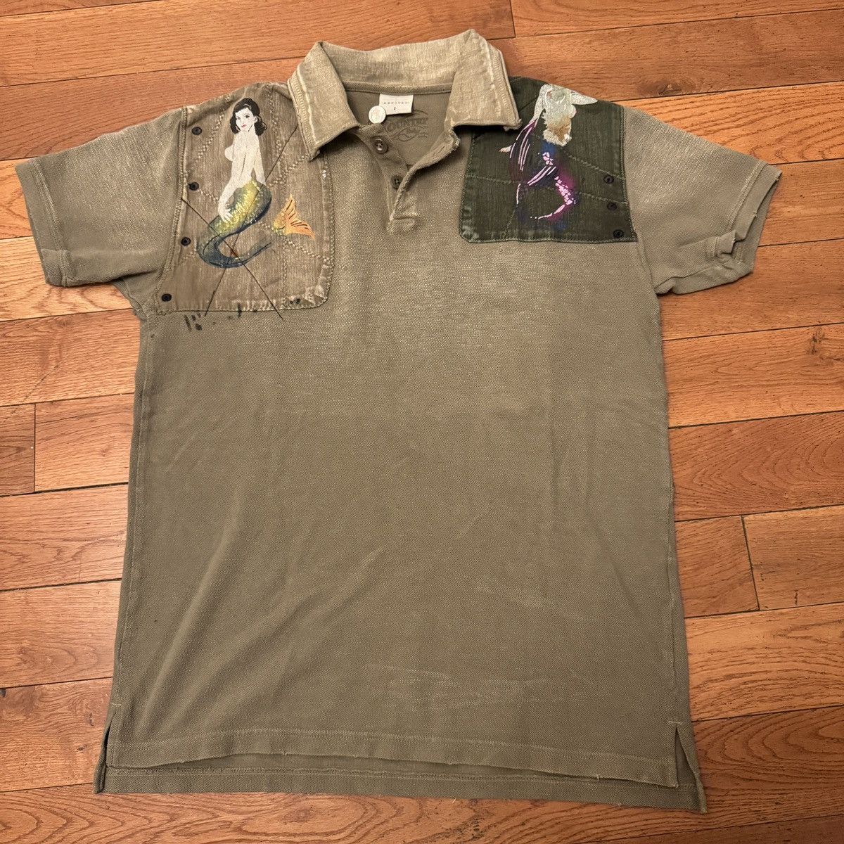 Kapital Kountry Kapital Mermaid Polo Shirt Size US M / EU 48-50 / 2 - 2 Thumbnail