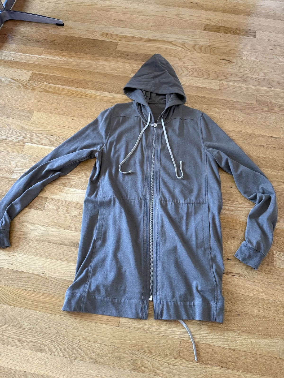Rick Owens Rick Owens Larry gray jacket hoodie sz S Size US M / EU 48-50 / 2 - 1 Thumbnail