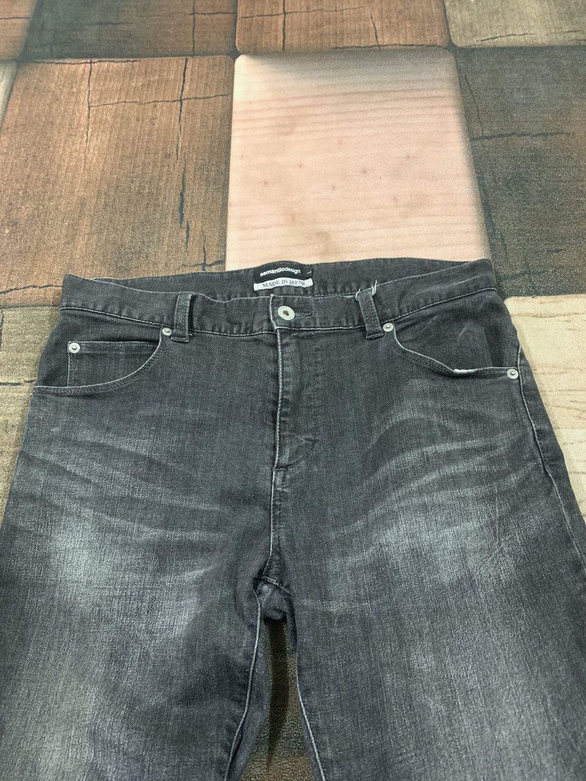 semanticdesign 🇯🇵 SEMANTIC DESIGN skinny jeans stone wash faded style Size US 32 / EU 48 - 3 Thumbnail