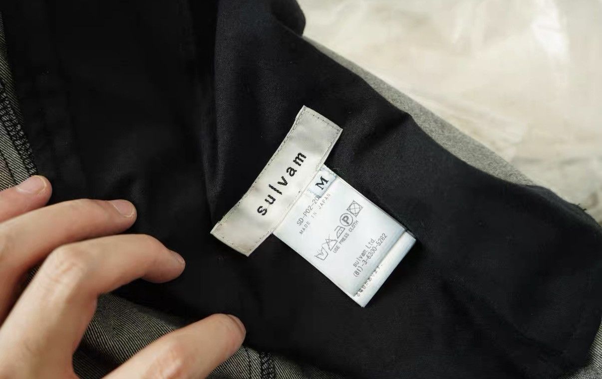 Sulvam Sulvam Asymmetric Wide-Leg Pants Size US 34 / EU 50 - 7 Thumbnail