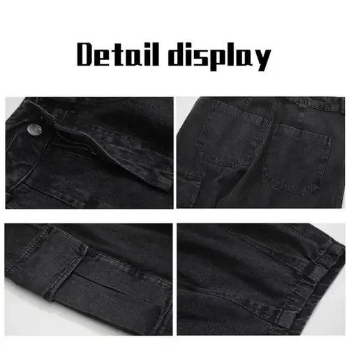 Designer × Jean Baggy Jeans Trousers Size US 33 - 3 Thumbnail