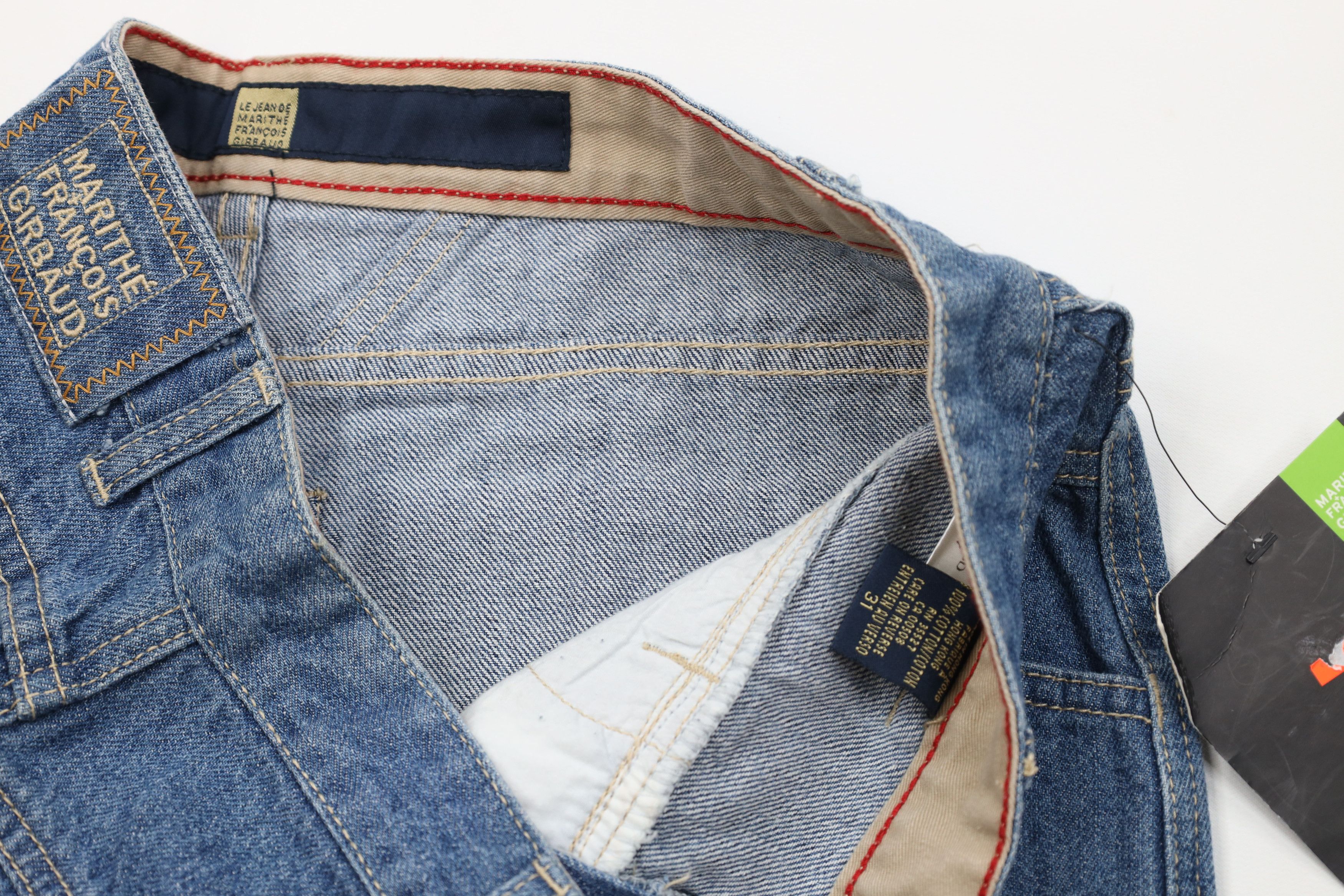 Marithe + Francois Girbaud Deadstock Vintage 90s Marithe Francois Girbaud Denim Shorts Size US 31 - 6 Thumbnail