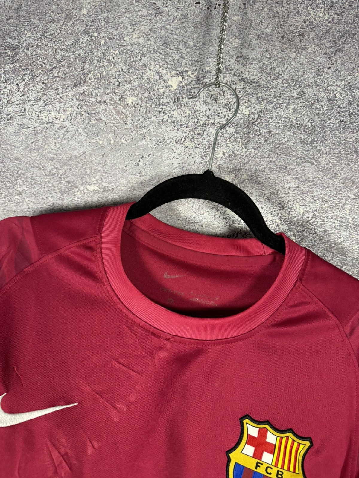 Nike × Vintage Vintage Barcelona Training Pre Match Nike Jersey Blokcore S Size US S / EU 44-46 / 1 - 11 Thumbnail