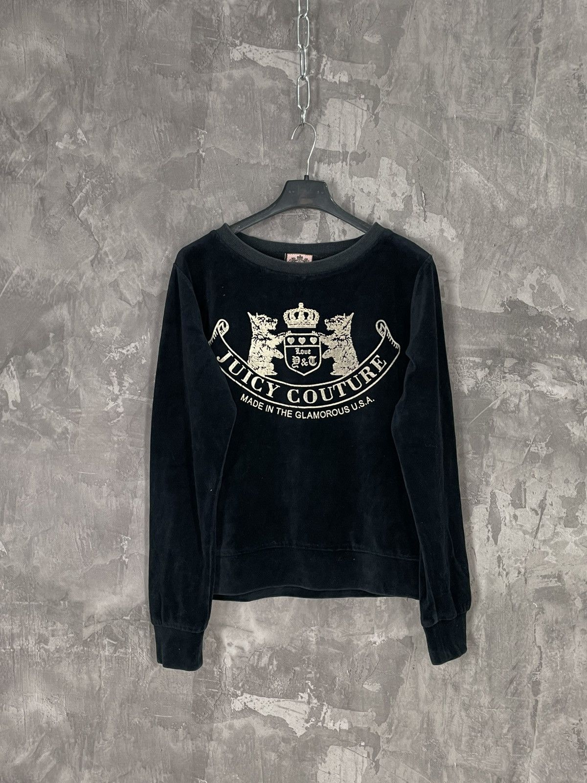 Hysteric Glamour × Juicy Couture × Vintage Juicy Couture Y2K Velour Glamour Sweatshirt Size M / US 6-8 / IT 42-44 - 1 Thumbnail