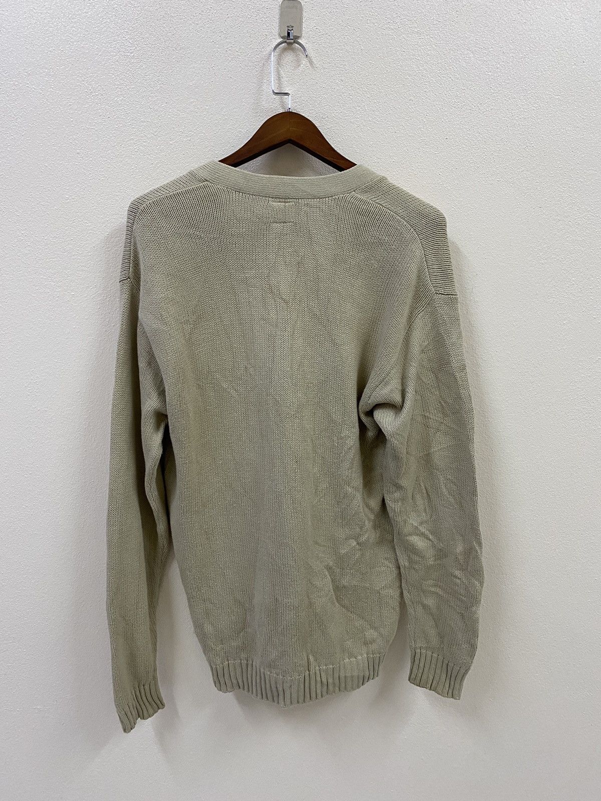 Japanese Brand × Vintage Vtg Shadow Bear Cardigan Knit Size US L / EU 52-54 / 3 - 2 Thumbnail
