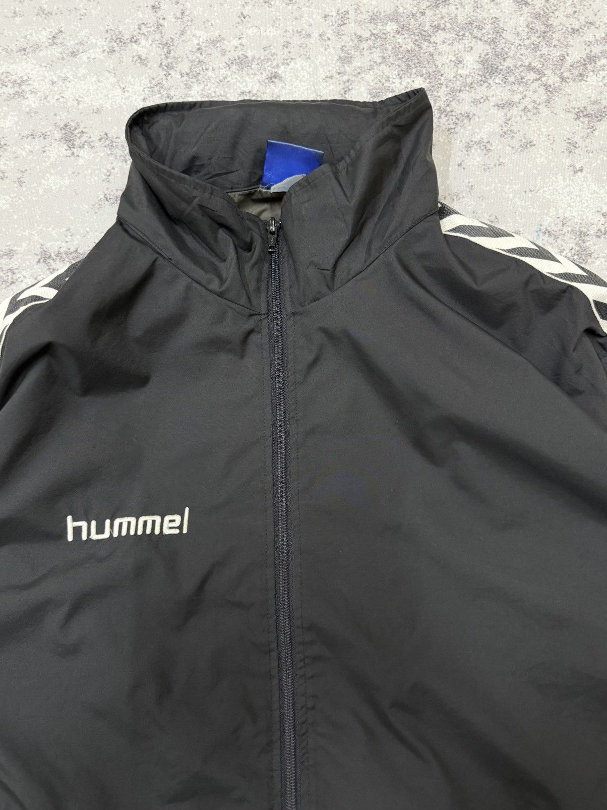 Hummel Vintage 90s Hummel Sidetape Windbreaker Jacket Size US XL / EU 56 / 4 - 6 Thumbnail