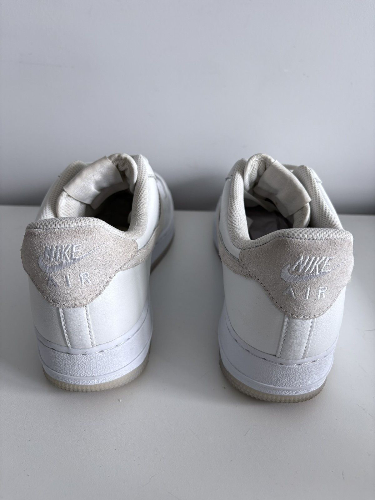 Nike Nike Air Force 1 Low leather suede Swoosh men's size 42.5 Size US 9.5 / EU 42-43 - 4 Thumbnail