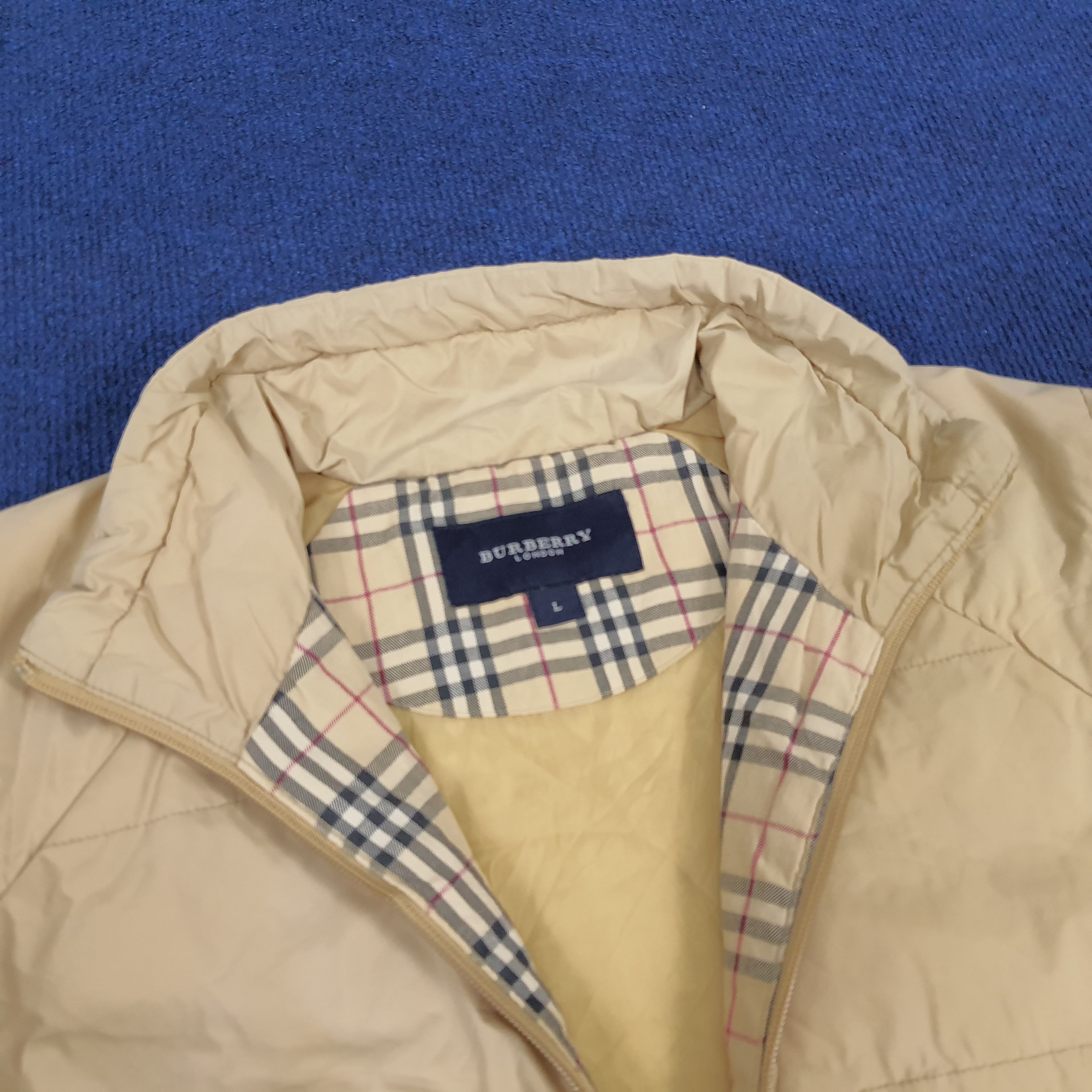 Burberry × Vintage Vintage Burberry London Spell Out Custom Logo Jacket Size US M / EU 48-50 / 2 - 5 Thumbnail