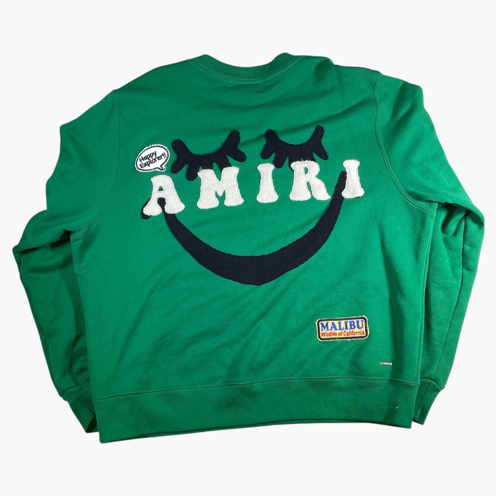 Amiri Amiri Healthy Green Crewneck Size US XL / EU 56 / 4 - 2 Thumbnail