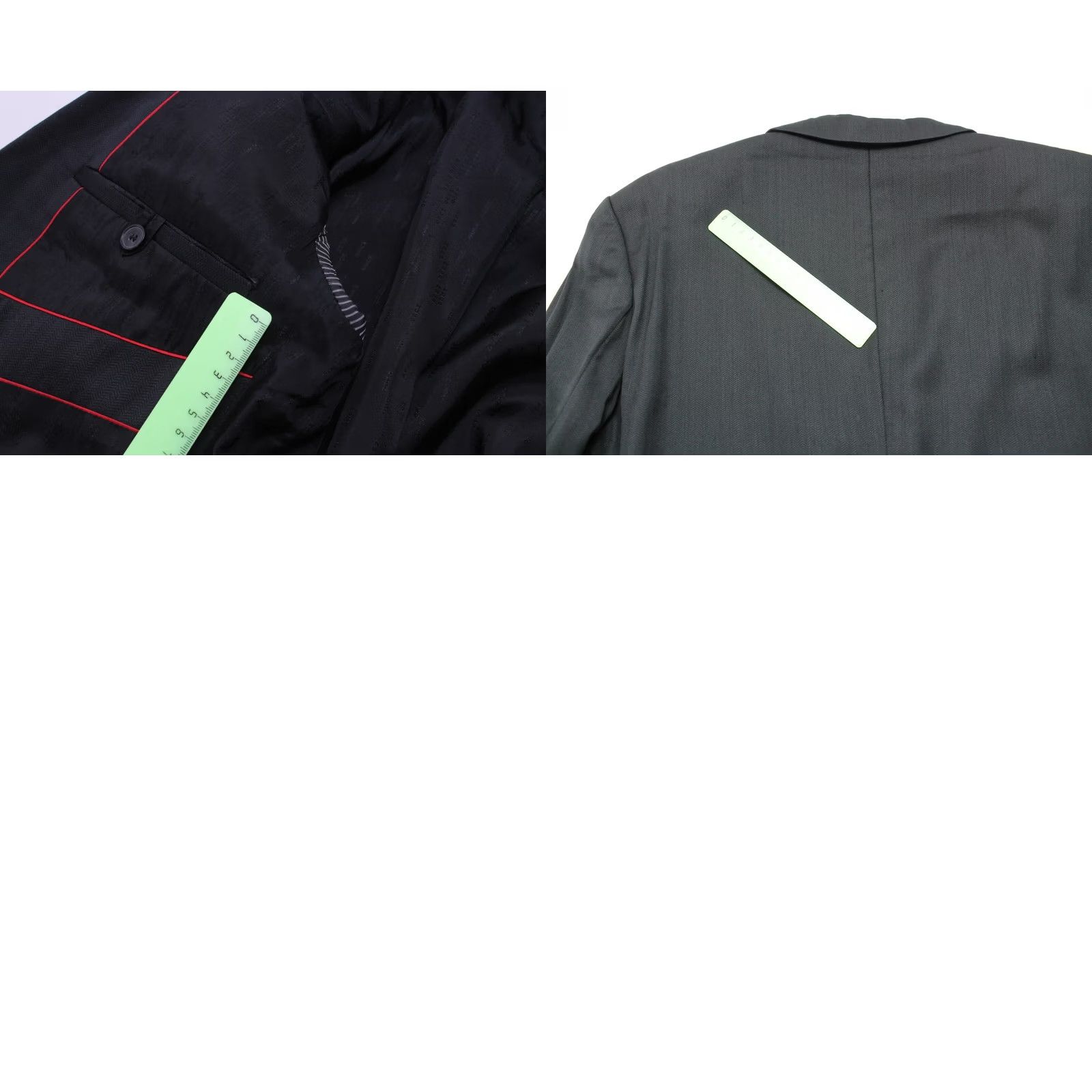 Hugo Boss HUGO BOSS Blazer Men US 38R Single Breasted Wool Blend Patterned Jacket/Coat Mens Size 38R - 9 Thumbnail
