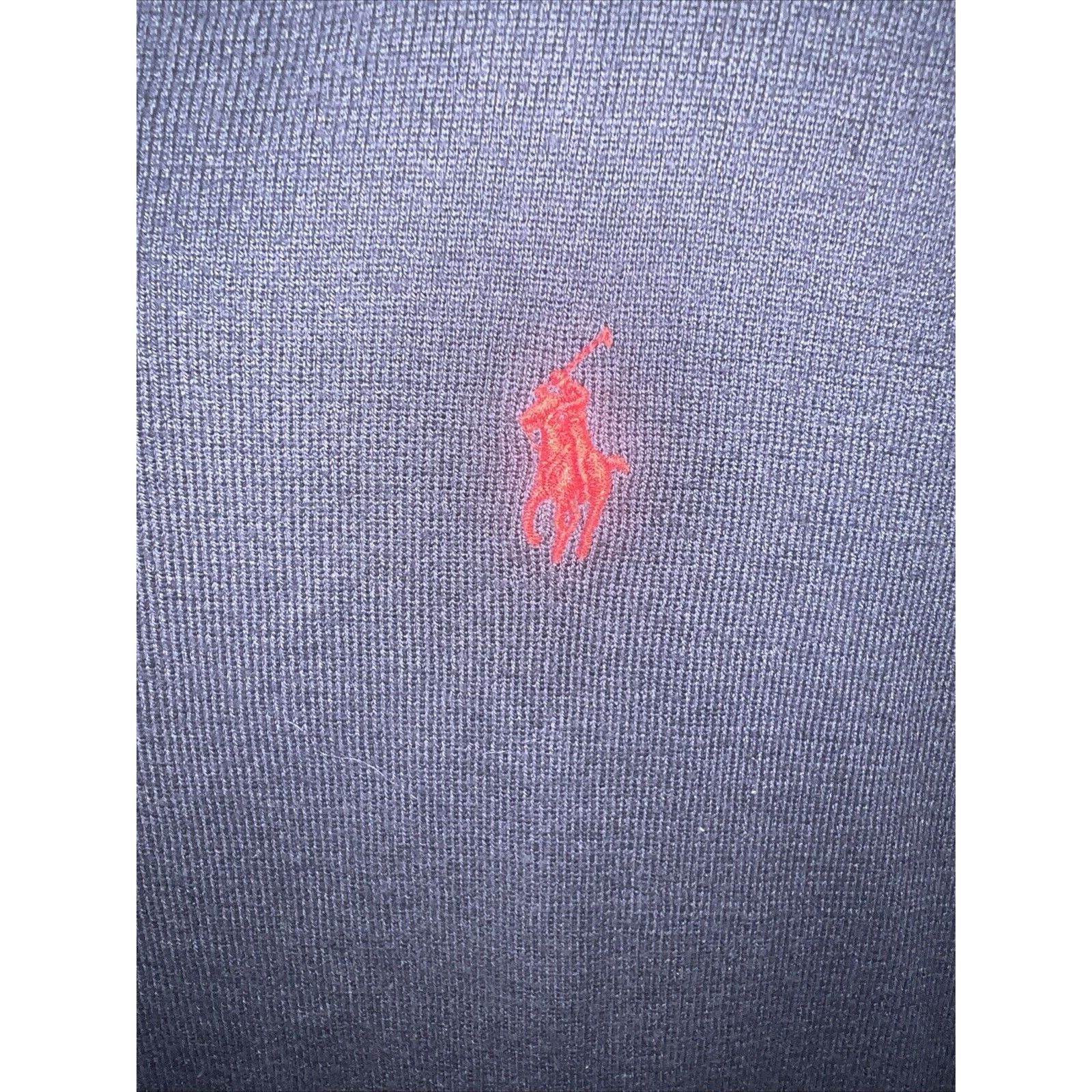 Polo Ralph Lauren Polo Ralph Lauren Sweater Vest Mens Large Navy Red Vintage Size US L / EU 52-54 / 3 - 3 Thumbnail